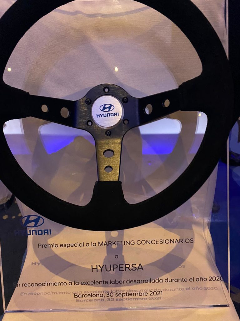 Premio Hyundai al mejor marketing en concesionarios para Hyupersa Ourense