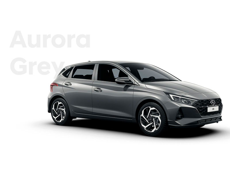 Nuevo Hyundai i20 color Aurora Grey