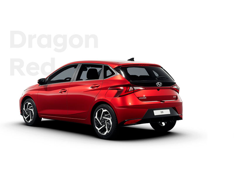 Nuevo Hyundai i20 color Dragon Red